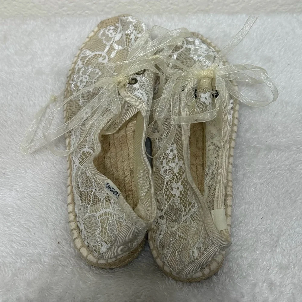 Soludos ivory sheer